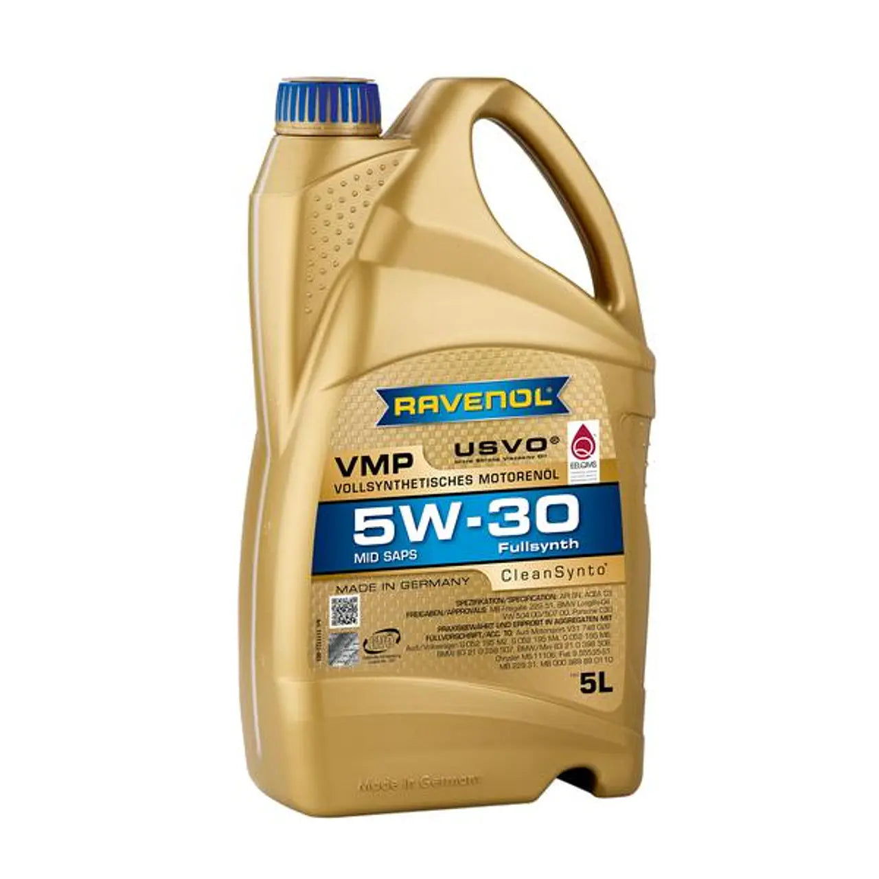 Kit Cambio de Aceite MQB Ravenol VMP 5W-30 (5+1L) + Filtro Mann + O-ring de carter